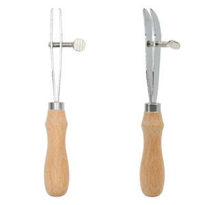 Jp có thể điều chỉnh thủ công edger Khắc dập chuyên nghiệp Scribe cạo công cụ da thủ công cạnh creaser - Product Image 5