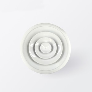 UNT Ventilation Abluft klimaanlage Aluminium-Luft verteiler Verstellbarer Diffusor mit runder Decke und rundem Gitter aus Kunststoff - Product Image 1