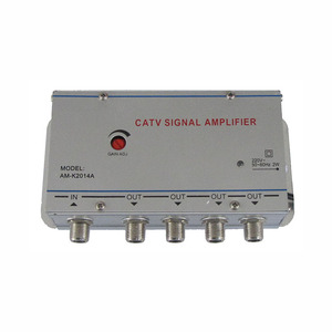 1 <strong>Input</strong> 4 <strong>Output</strong> CATV Signal Amplifier with Total Gain 20dB - Product Image 1