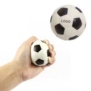 子供用軽量PUフォームジャンプボールバスケットボールサッカー用の非常に高いバウンスボール楽しいスクイズおもちゃ手-目を改善