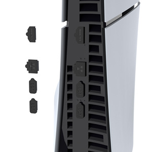PG-P5S012 คอนโซลฝุ่นปลั๊กพร้อมตัวกรองฝุ่นสําหรับ PS5 Slim Disk Driveดิจิตอลฉบับฝุ่นกันฝุ่นสุทธิ