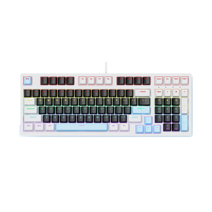 98-Keys Ergonomic Gamer Mechanical <strong>Keyboard</strong> Compact Layout Wired Color Lighting ABS <strong>Numeric</strong> <strong>Keypad</strong> for Office Gaming - Product Image 1