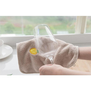 Super Absorbent 25x25cm Kitchen <strong>Towel</strong> Fast Dry and Easy to Clean with Custom Design &amp; Antimicrobial Feature - Product Image 5