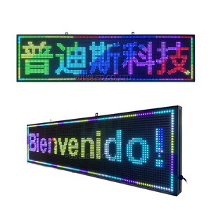 Scheda di scorrimento RGB con testo a LED a colori P10 per interni per interni e esterni con schermo a scorrimento a Led con messaggio programmabile Wifi - Product Image 4