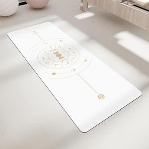 Vücut hattı ile yüksek kaliteli kaymaz dostu Mat PU kauçuk yoga mat