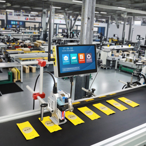 Tij Online-Chargencode-Druckmaschine mit Förderer datum Chargen nummer Verfalls datum Tinten strahl drucker - Product Image 1