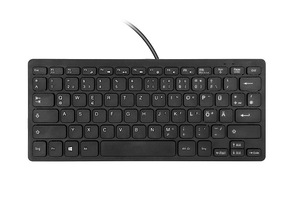 ドイツ語小型言語有線ミニキーボードUSBインターフェースデスクトップコンピュータミュート超薄型キーボード - Product Image 2