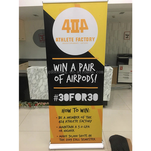 Nhà Máy Giá có thể thu vào biểu ngữ đứng cuộn lên biểu ngữ hiển thị cơ bản con lăn lên cấu trúc cho biểu ngữ - Product Image 2