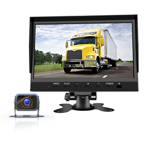 Sistema de cámara de respaldo con cable impermeable de alta resolución 1080P Pantalla LCD Monitor de cámara de marcha atrás de camión de 7 pulgadas - Product Image 1