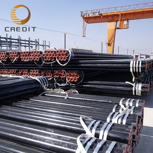 Precio de fábrica SMLS tubo ASTM A106 A53 6m 12m API tubo de acero sin costura MS tubo para construcción - Product Image 4