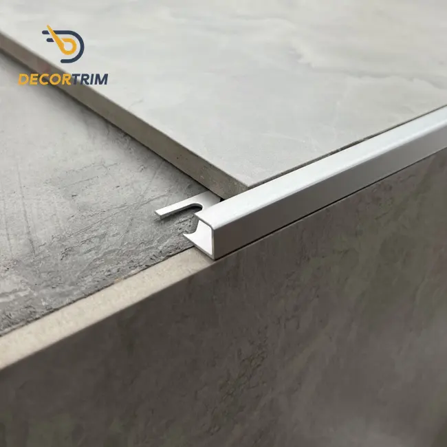 Prolink Metaalfabriek YJ-044 Aluminium Tegelbekleding Tegel Hoek Bescherming Bekleding Voor Wand-En Vloerranden Decoratie Rand