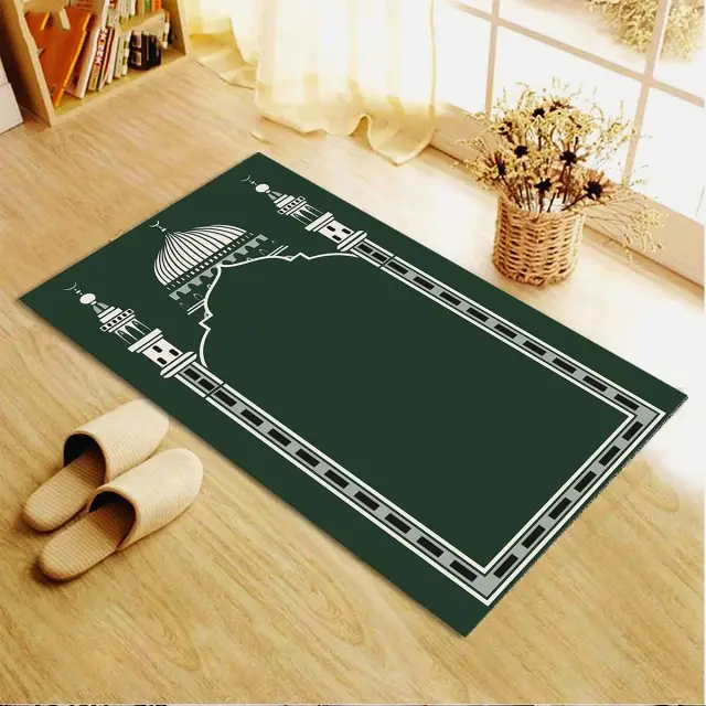 Karpet Doa Muslim Portabel, Karpet Kamar Tidur Mewah untuk Doa