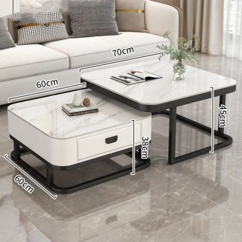 Black rack white cabinet 7060 full light snow mountain white