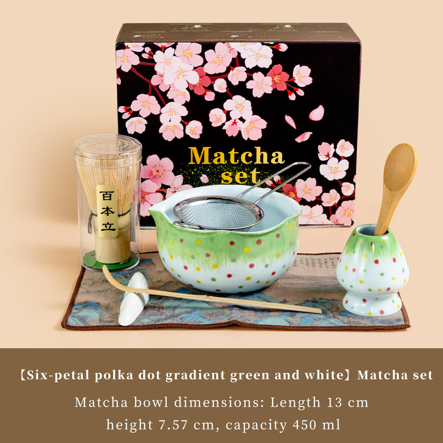 Verde degradado - Conjunto Matcha