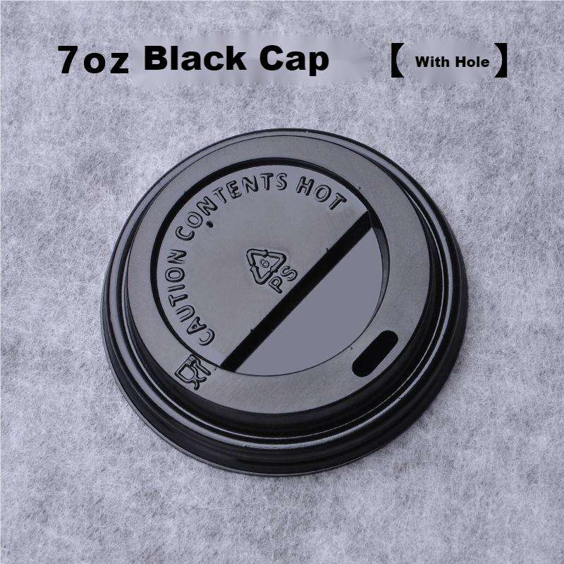 Casquillo negro con el agujero