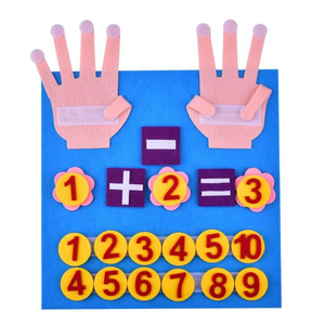 売れ筋教育リソース子供のおもちゃは数学の数を数えて知的練習指学習ボードを感じました - Product Image 1