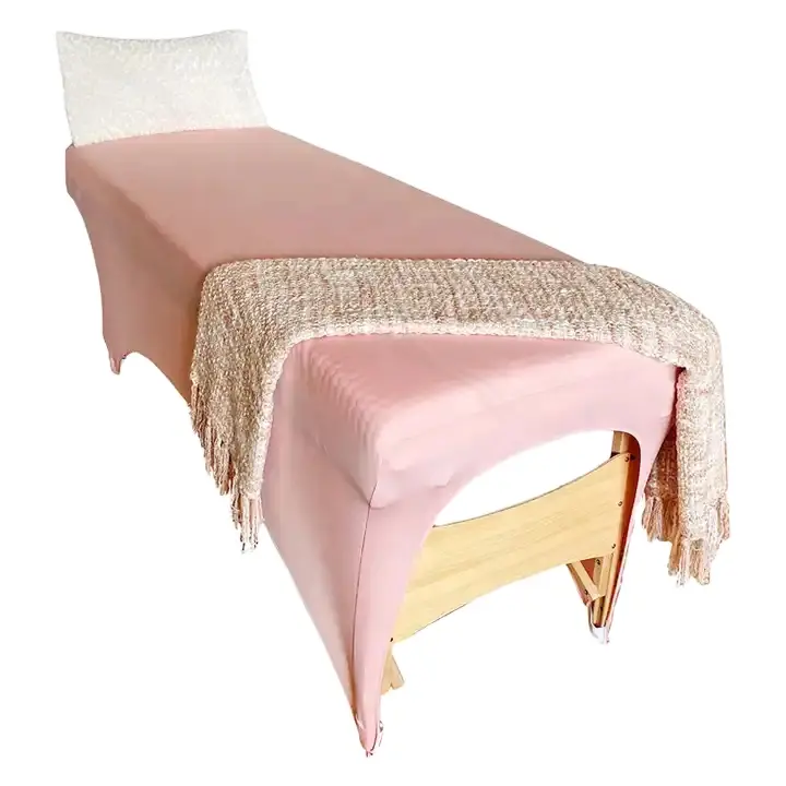 Nappe de Salon de couverture de lit en Spandex pour tables de Massage des cils de Spa