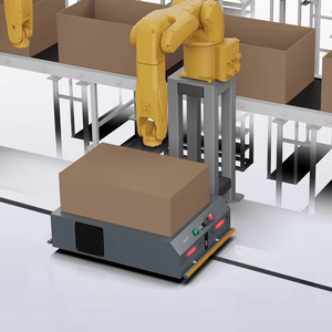 Vehículo de manejo automatizado AGV avanzado Sistema de logística inteligente de carga útil de 100KG con acoplamiento de estación designada - Product Image 3