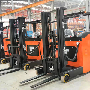 DAVOO3m電動パレットスタッカーはフォークリフト1.5tバッテリーウォーキースタッカー電気倉庫の後ろを歩きます