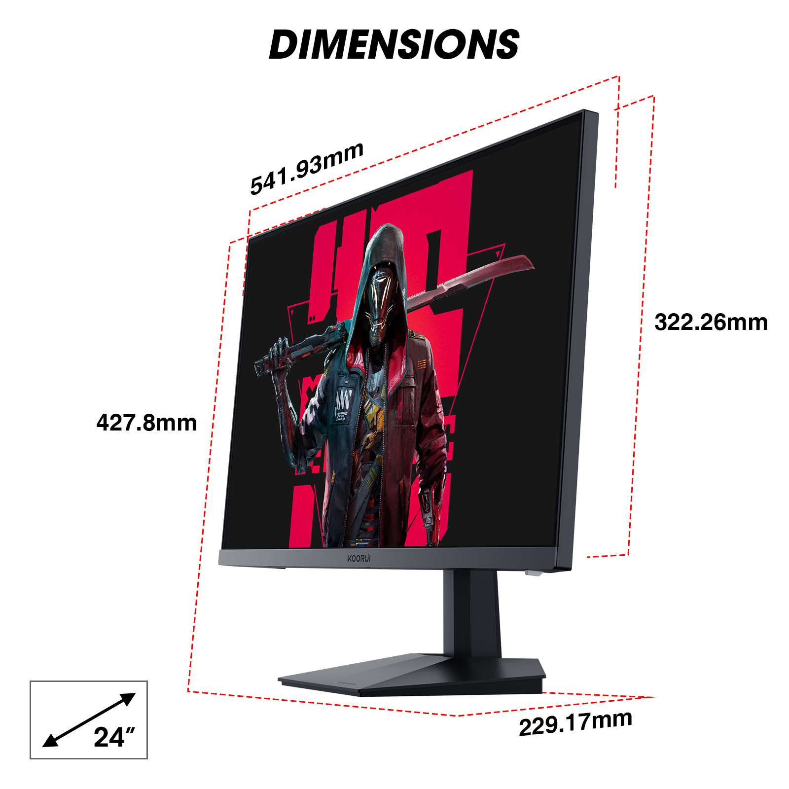 24 "