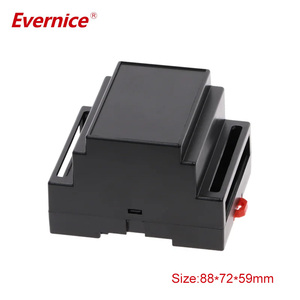 Din Rail <strong>Box</strong> Enclosure PLC Control Boxes Plastic Electronic Enclosure <strong>Box</strong> - Product Image 3