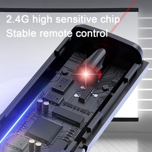 B2 2,4 GHz Dual-Mode-Konferenz PPT Wireless Page Turning Pen Multimedia-Infrarot-Laserpointer (schwarz) - Product Image 5
