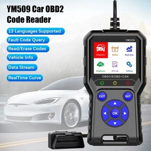 YM509 OBD2 Diagnose werkzeug für Elektroautos Mehrsprachiger Kunststoff-Kfz-Scanner Fehler codes löschen Neuer Motor OBD 2 Code Reader - Product Image 3