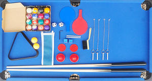 4 in 1 Foldable Leg Folding <strong>Multi</strong> <strong>Functional</strong> <strong>Game</strong> Snooker Billiard Tennis Soccer Foosball Air Hockey Pool <strong>Table</strong> for Kids - Product Image 5