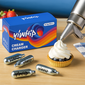 Cao cấp 8.5g roi <span class=keywords><strong>gas</strong></span> Kem sạc Cartridge cho Whipped Cream OEM dịch vụ tùy chỉnh bao bì được chấp nhận - Product Image 3