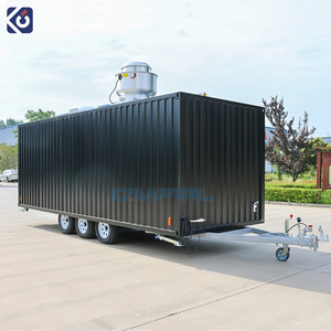 Camptrl di động thực phẩm Xe tải cà phê Pizza thực phẩm Trailer đầy đủ trang bị 20ft container Nhà hàng với nhà bếp container Cafe Bar - Product Image 6