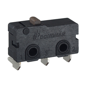 Micro interruttore DONGNAN 10A 3 pin PCB nero momentaneo interruttore rilevatore con pulsante - Product Image 2