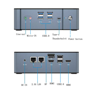 13th 12th Gen Core I5 I7 I9 13900H Win11 Mini bilgisayar masaüstü DDR5 çift 2.5G Ethernet WiFi6 Thunderbolt 4 yeni oyun bilgisayar - Product Image 4