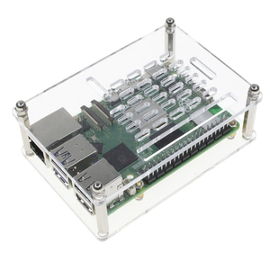 <strong>Raspberry</strong> <strong>Pi</strong> 5 Transparent Acrylic <strong>Case</strong> With Cooling Fan Compatible With <strong>Raspberry</strong> <strong>Pi</strong> 5 Official Active Cooler - Product Image 1