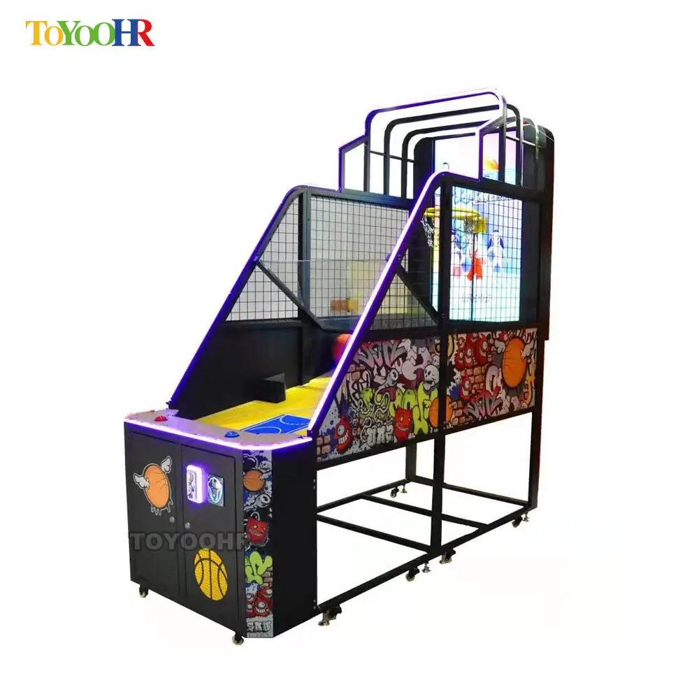 Indoor Shooting Simulator Threeplus Ticket Redemption Basketball Return Sports Amusement Games De Sport With Lcd Video