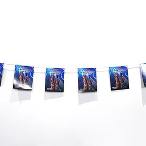 High Quality Polyester Fabric <strong>Custom</strong> Celebration Festival Decoration <strong>String</strong> <strong>Flag</strong> Pennants <strong>Triangle</strong> Full Color <strong>Bunting</strong> Banner - Product Image 5