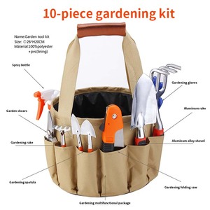 Popüler 10-Piece demir bahçe aracı koruyucu kılıf ile kutu seti el-güç donanım bahçe aletleri OEM özelleştirilebilir - Product Image 4