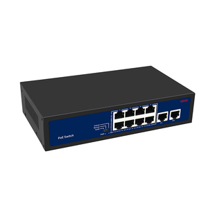 PoE chuyển đổi 8 cổng 10/100Mbps cộng với 2x100Mbps cổng uplink MegaBit mạng PoE chuyển đổi <span class=keywords><strong>VLAN</strong></span> watchdog cho CCTV Camera - Product Image 3