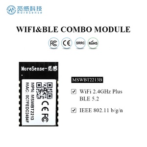 Akıllı cihazlar için WiFi BLE Combo modülü akıllı ev IOT çözümü Wi-Fi 2.4GHz BLE 5.2 802.11b/g/n kablosuz modülü - Product Image 2