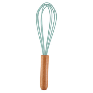 Nhà Máy Trong Kho 10-Inch Bằng Gỗ Xử Lý Của Nhãn Hiệu Bánh Cream Maker Nhào <span class=keywords><strong>Mixer</strong></span> Silicone Trứng Beater - Product Image 1