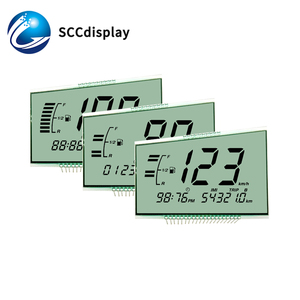 Benutzer definiertes monochromes HTN 7-Segment-LCD-Anzeigemodul für Elektromotor räder mit Segment-LCD-Display
