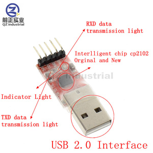 QZ new and original wholesales CP2102 module USB to TTL USB to <strong>UART</strong> port module <strong>UART</strong> brush upgrade board