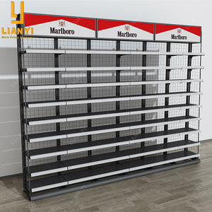 Einzelhandel geschäft Rauch regal Display Zigaretten vitrine Rack mit Acryl schieber - Product Image 2
