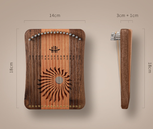 Lyra harp-простой и простой в освоении портативный инструмент с древним стилем Lyra 17 string - Product Image 4