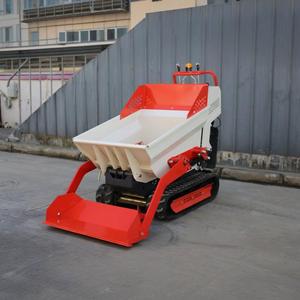 China CE Rotación auto descarga camión volquete auto carga mini camión volquete portador de orugas para la venta