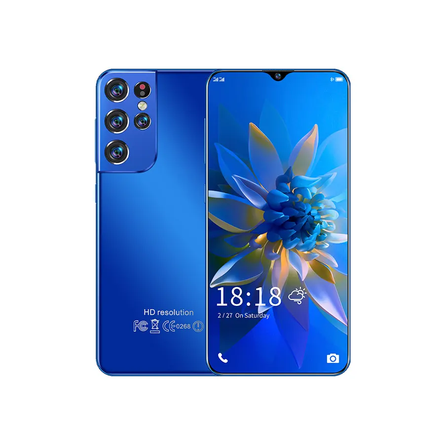 Teléfono Móvil 5g 5g mini, 6GB + 128GB S21 +, Ultra multifunción, pantalla completa, gran oferta