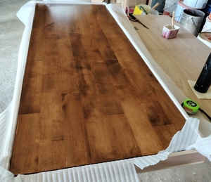 Walnut màu bạch dương buthcer khối hàng đầu bằng gỗ <span class=keywords><strong>butcher</strong></span> khối bàn handwood Nhà Bếp bàn - Product Image 5