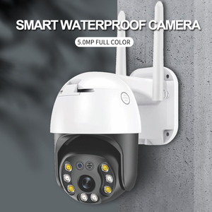 Z 5MP เลนส์ startlight IP66ตรวจจับการเคลื่อนไหวด้วยเสียงแบบสองทิศทางกันน้ำได้มองเห็นในเวลากลางคืนระบบเสียงสองทางปรับเอียงได้กลางแจ้งกล้อง Wi-Fi - Product Image 3