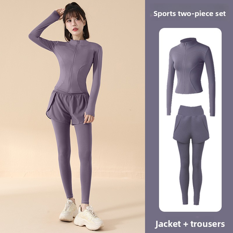 Eggplant Purple Two Piece Set