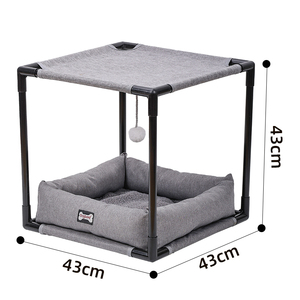 Cuccia per cani amaca per animali domestici letto autoportante gatto che dorme intero lavaggio struttura stabile staccabile eccellente traspirabilità facile montaggio