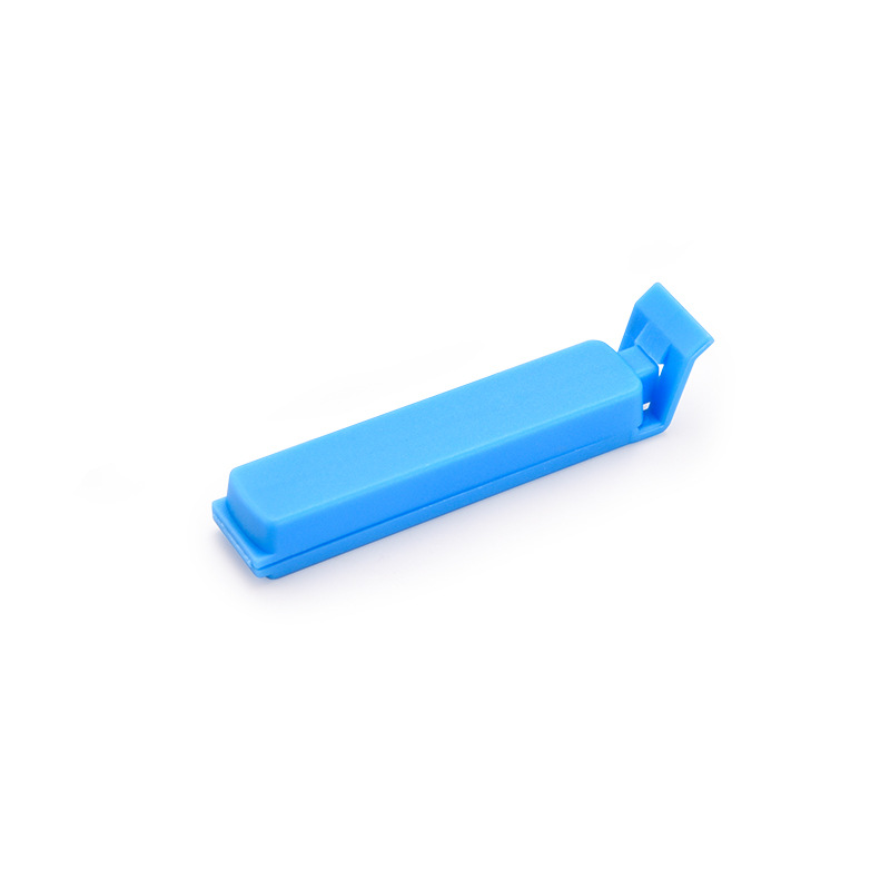 Small blue sealing clip